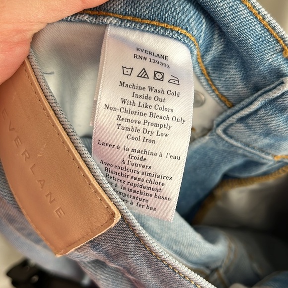 Everlane The Original Cheeky Jean Light Sky Wash Size 26 Short - Picture 4 of 5